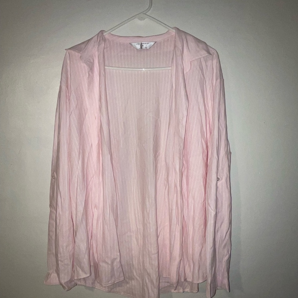 Primark Soft Pink Striped Blouse